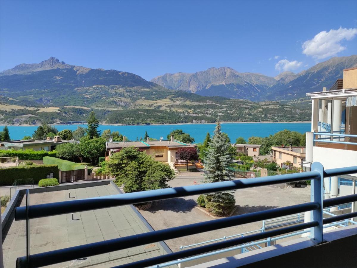 Studio Vue Sur Lac Et Montagne Savines Exterior photo